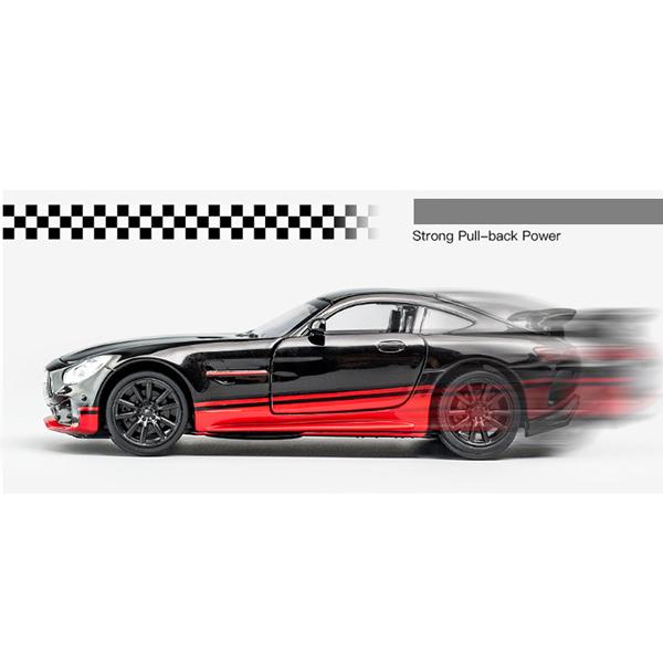 メルセデス AMG GTR 1/32 ミニカー 全6色 ライト点灯 エンジンサウンド 合金モデル 模型 ジオラマ｜atomic-line｜12