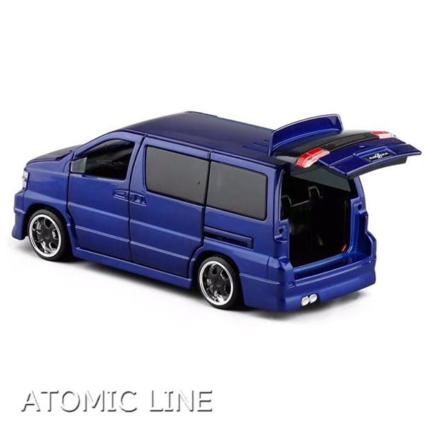日産 ニッサン エルグランド 1/32 ミニカー 全3色 ライト点灯