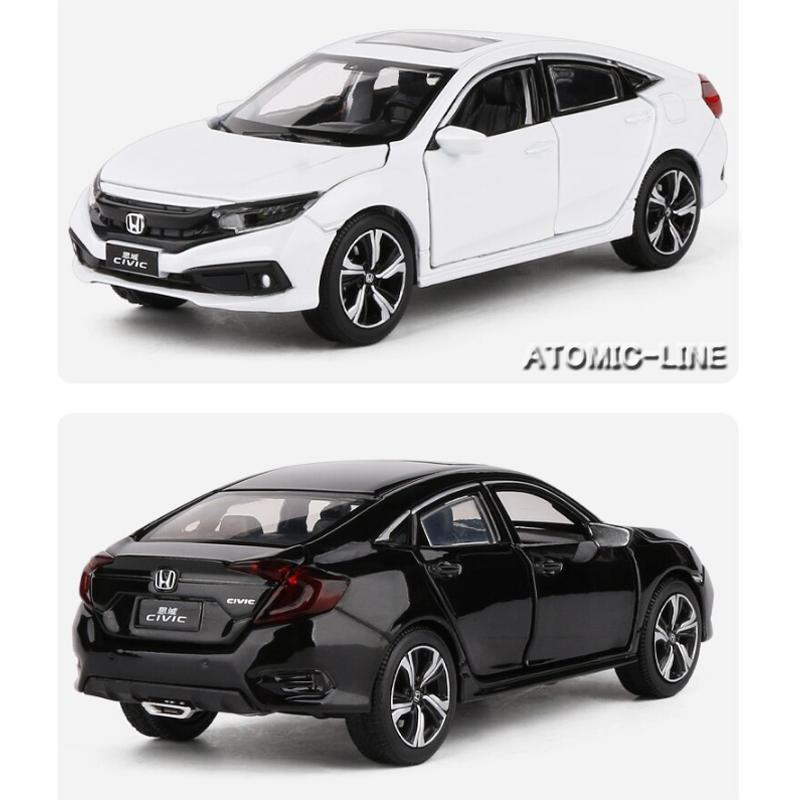 ホンダ（HONDA） シビック 1/32 ミニカー 全4色 ライト点灯 エンジン
