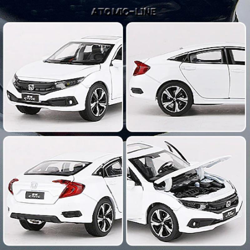 ホンダ（HONDA） シビック 1/32 ミニカー 全4色 ライト点灯 エンジン