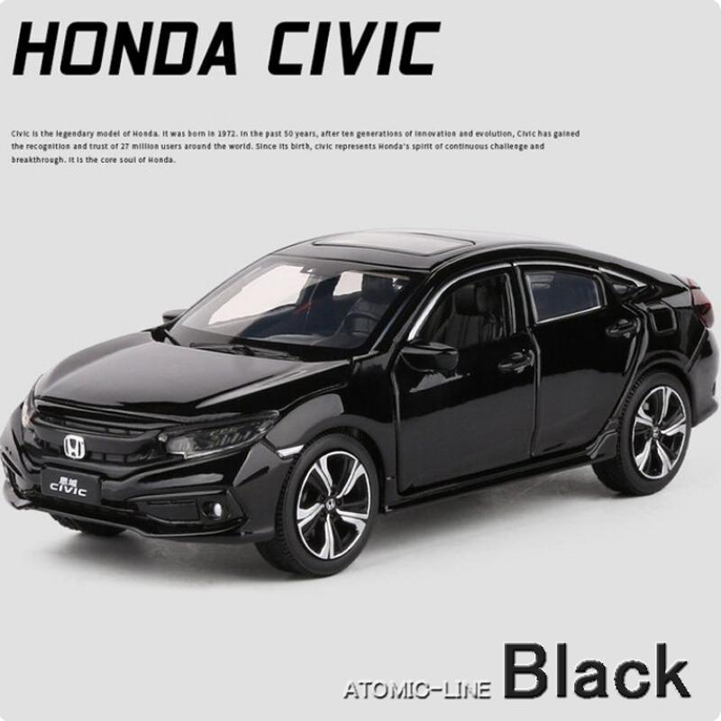 ホンダ（HONDA） シビック 1/32 ミニカー 全4色 ライト点灯 エンジン