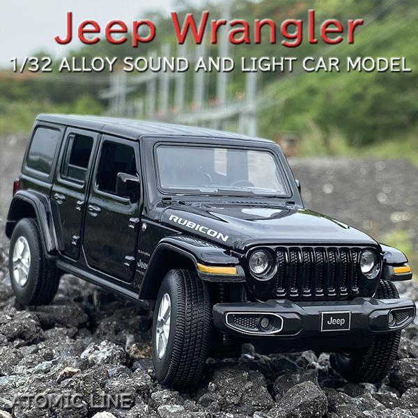 Jeep（ジープ） ラングラー 1/32 ミニカー 全3色 ライト点灯 エンジン