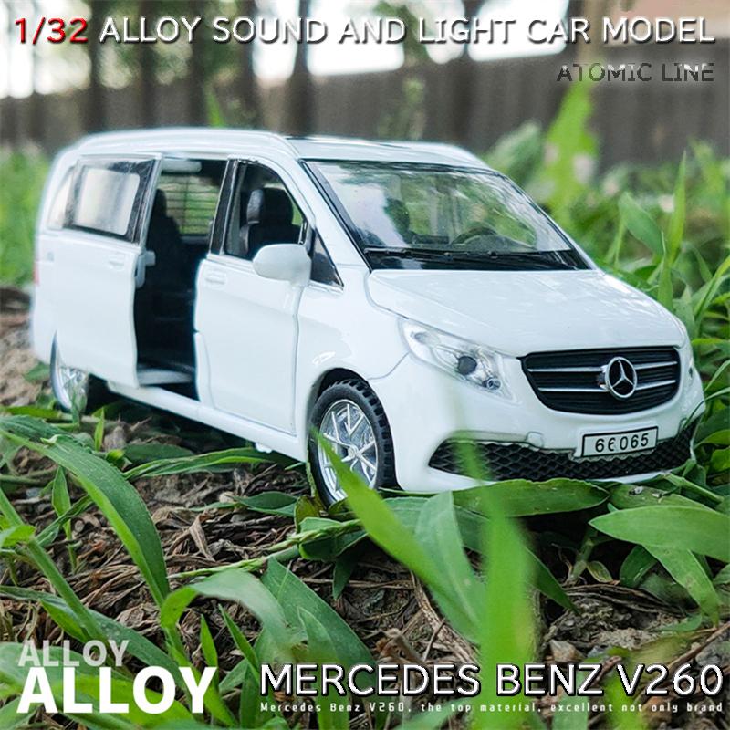 メルセデス ベンツ V260 1/32 ミニカー 全3色 ライト点灯 エンジン