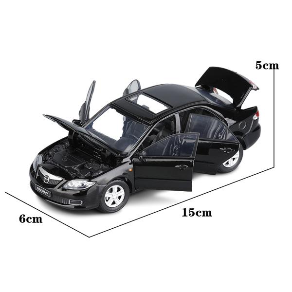 マツダ（Mazda） MAZDA6 1/32 ミニカー 全4色 ヘッドライト点灯 合金