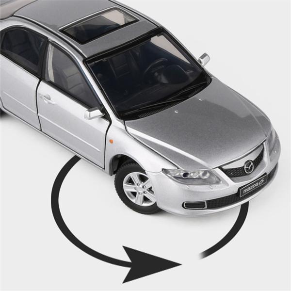 マツダ（Mazda） MAZDA6 1/32 ミニカー 全4色 ヘッドライト点灯 合金