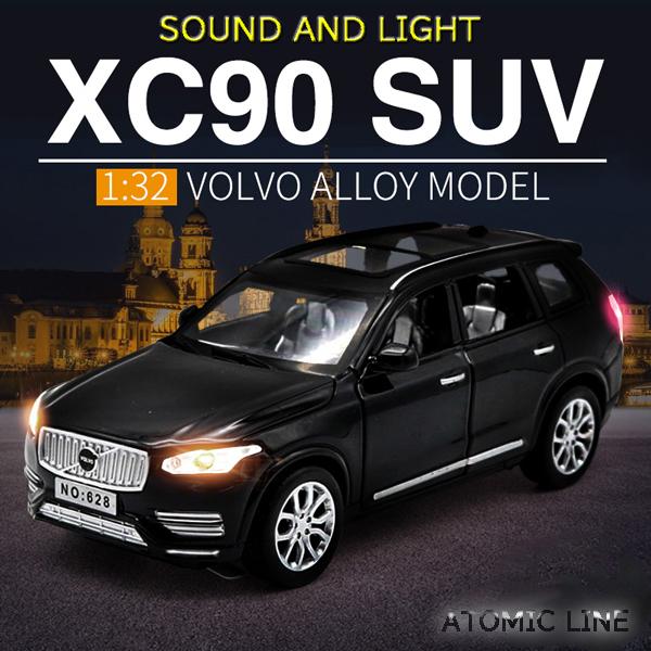 VOLVO ボルボ XC90 ミニカー VOLVO ボルボ XC90 1/32 ミニカー 全4色 ライト点灯 エンジンサウンド