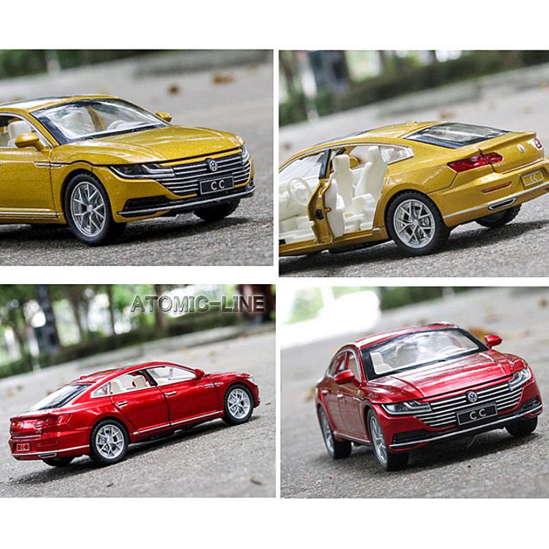 1/32 海外製 LEDライト付 ミニカー 4台セット 金属製 Jeep ジープ グラディエーター 1/32 ミニカー 全4色 ライト点灯