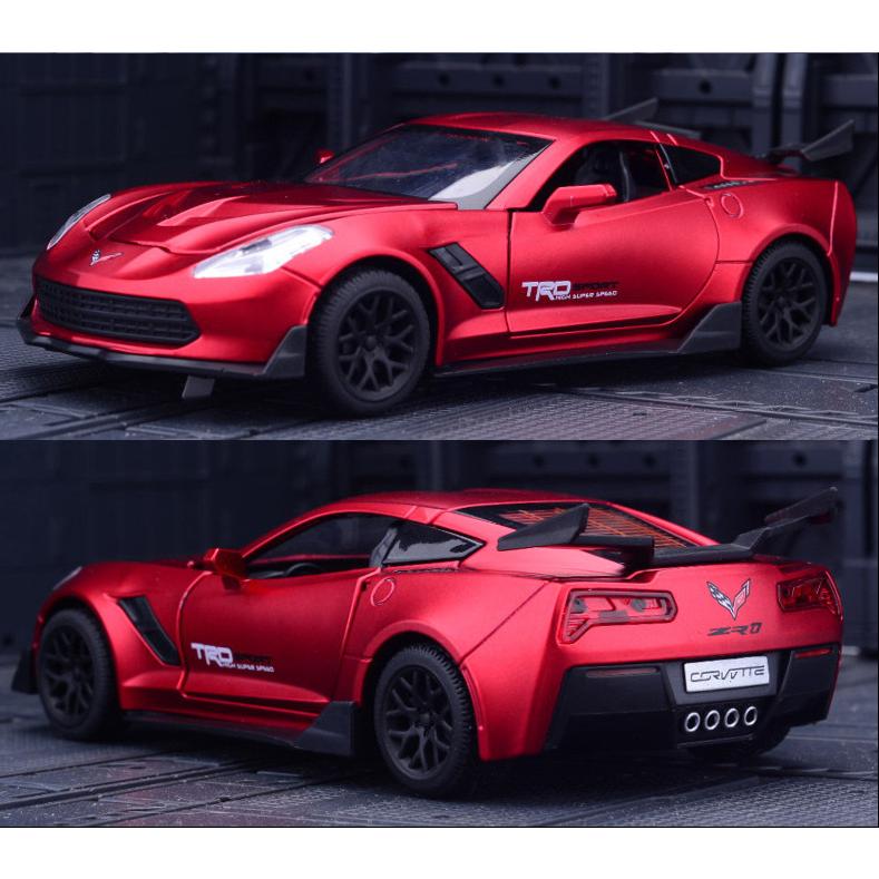 1/32 スロットカー　コルベットミニカー　1976年シボレーコルベット CORVETTE（コルベット） シボレー C7 1/32 ミニカー 全5色 ライト点灯