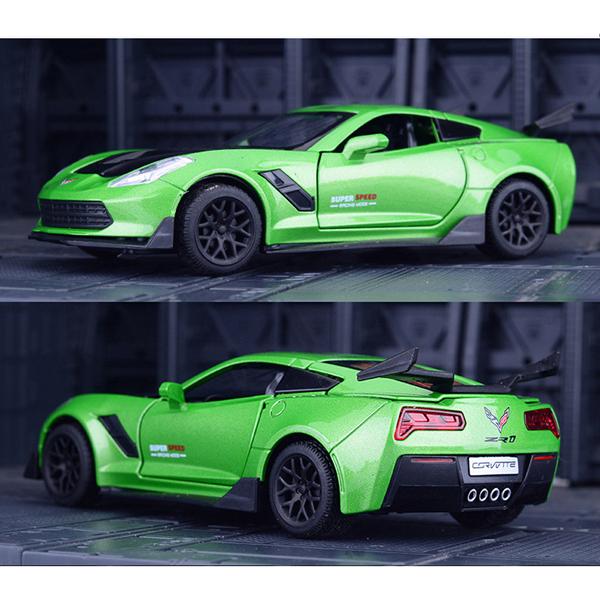 CORVETTE シボレー コルベット C7 1/32 ミニカー 全5色 ライト