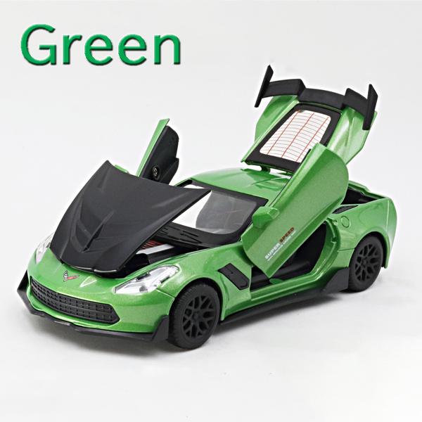 CORVETTE シボレー コルベット C7 1/32 ミニカー 全5色 ライト