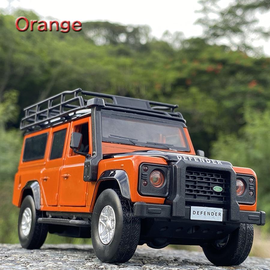 LAND ROVER ディフェンダー 1/32 ミニカー 全5色 ライト点灯 エンジン