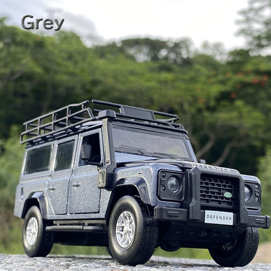 LAND ROVER ディフェンダー 1/32 ミニカー 全5色 ライト点灯 エンジン
