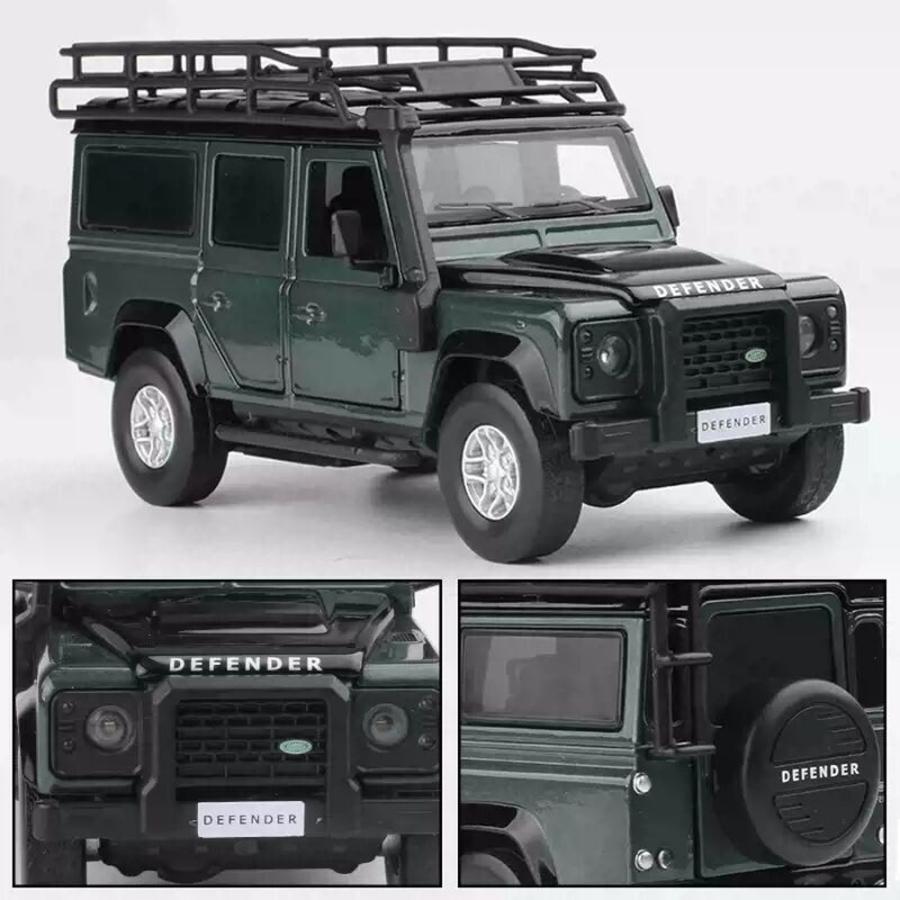 LAND ROVER ディフェンダー 1/32 ミニカー 全5色 ライト点灯 エンジン