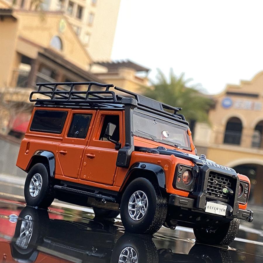 LAND ROVER ディフェンダー 1/32 ミニカー 全5色 ライト点灯 エンジン