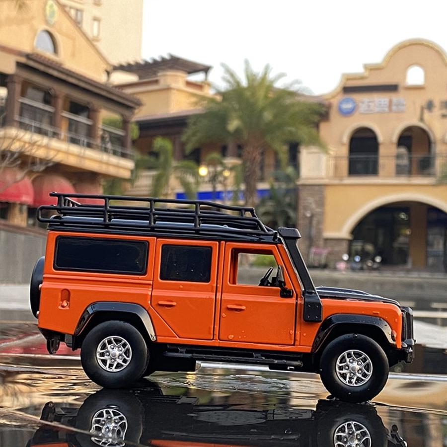 LAND ROVER ディフェンダー 1/32 ミニカー 全5色 ライト点灯 エンジン