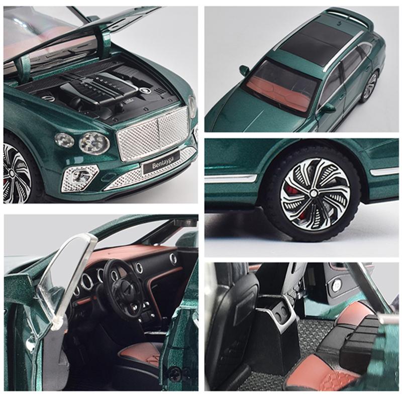 Bentley ベンテイガ 1/24 ミニカー 全3色 ライト点灯 エンジン