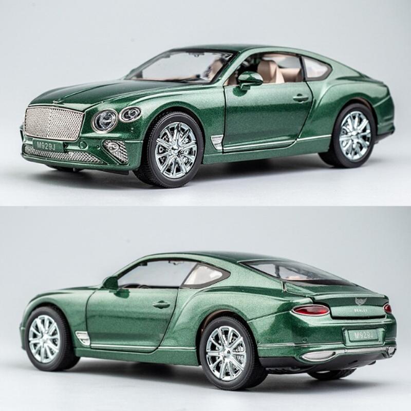 Bentley コンチネンタル GT 1/24 ミニカー 全3色 ライト点灯 エンジンサウンド 合金モデル 模型 プルバック｜atomic-line｜18