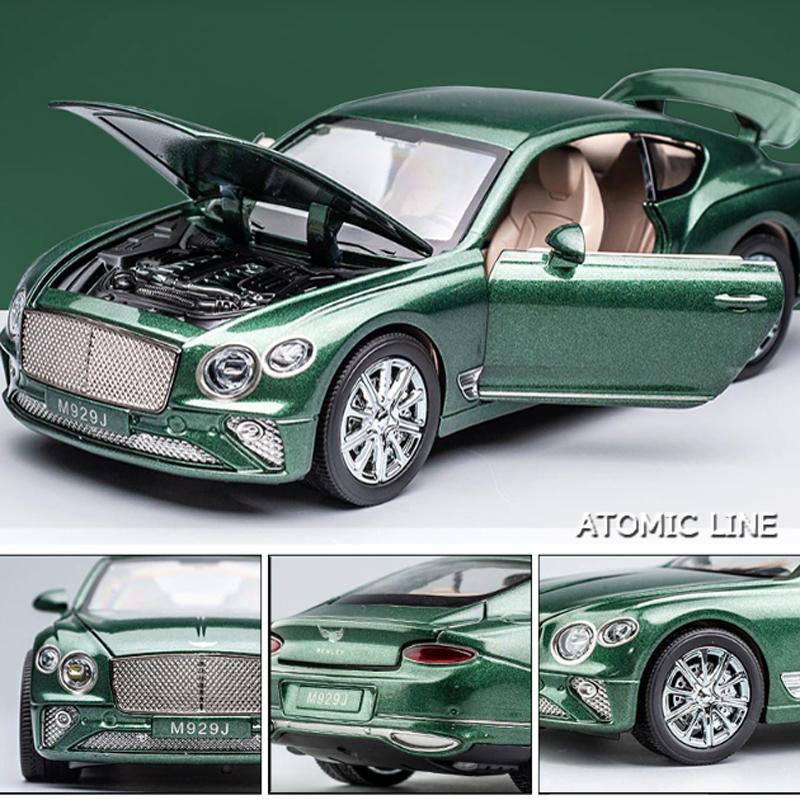 Bentley コンチネンタル GT 1/24 ミニカー 全3色 ライト点灯 エンジンサウンド 合金モデル 模型 プルバック｜atomic-line｜07