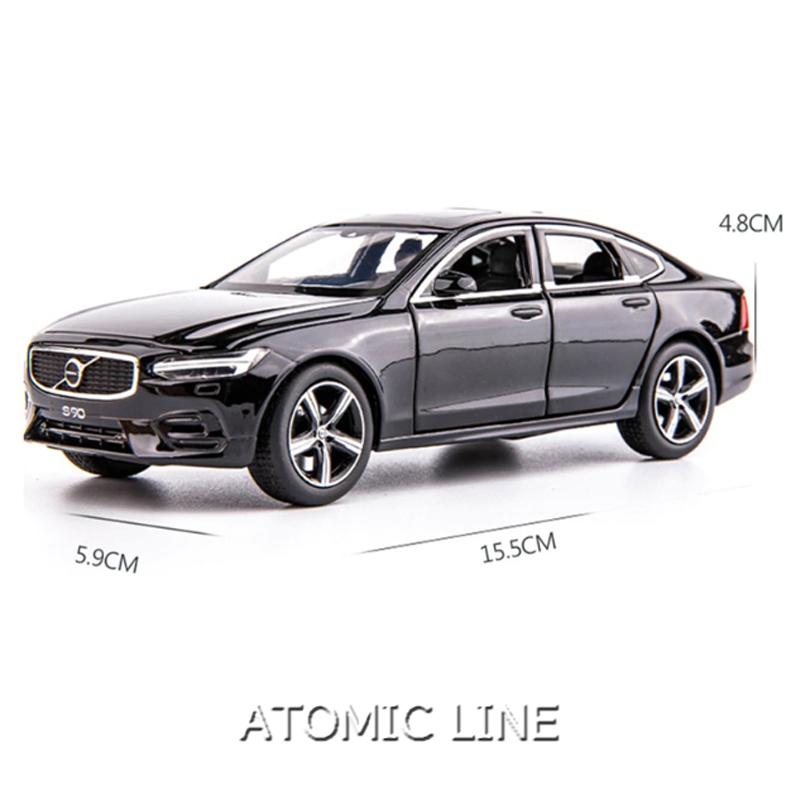 VOLVO ボルボ S90 1/32 ミニカー 全5色 ライト点灯 エンジン