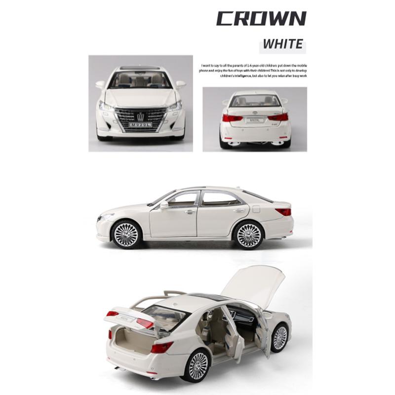 ⭐︎CROWN ミニカー トヨタ クラウン TOYOTA CROWN 1/24 ミニカー 全2色 ライト点灯