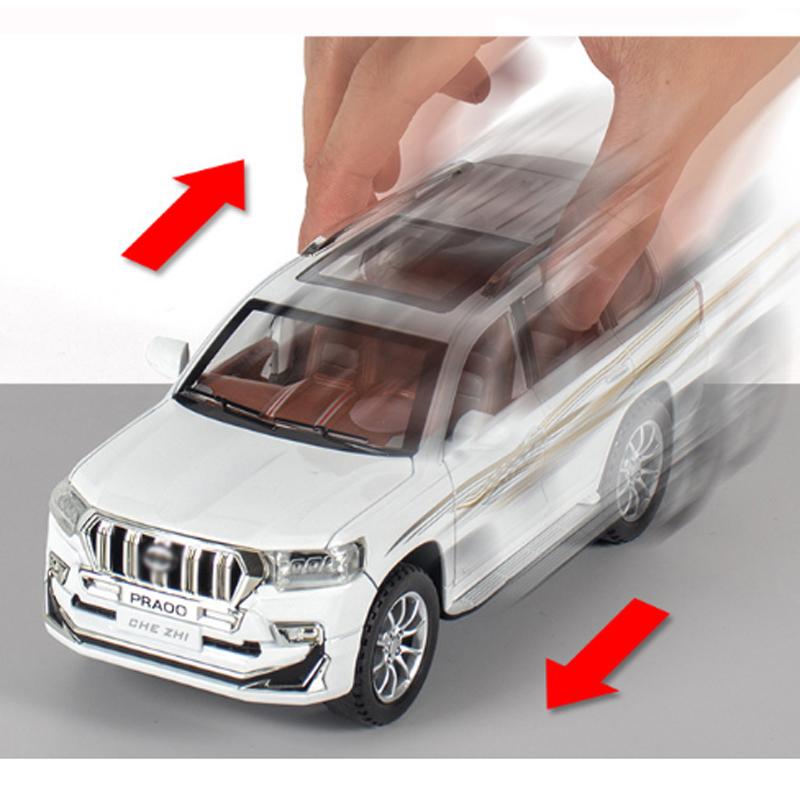 トヨタ LAND CRUISER PRADO ミニカー 1/42トヨタ ランドクルーザー プラド/TOYOTA(ホワイト)/MSZ