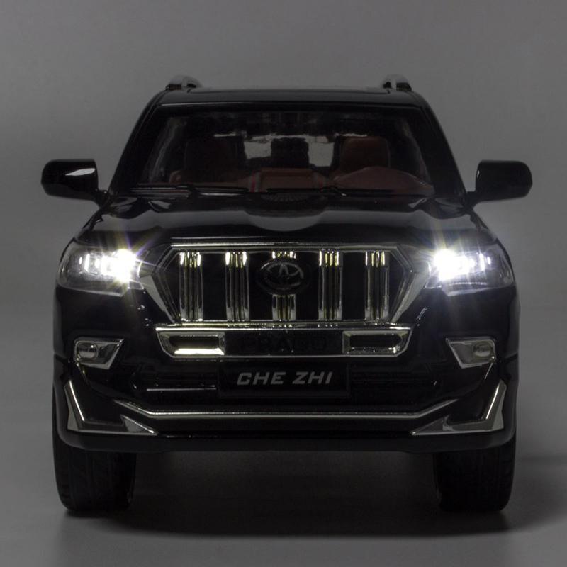 TOYOTA ランドクルーザー PRADO 1/24 ミニカー 全2色 ライト点灯 