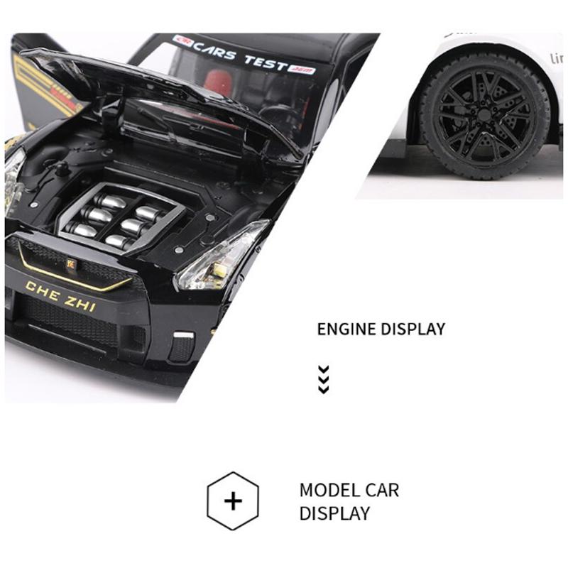 日産 スカイライン Ares GTR R35 1/24 ミニカー 全3色 ライト
