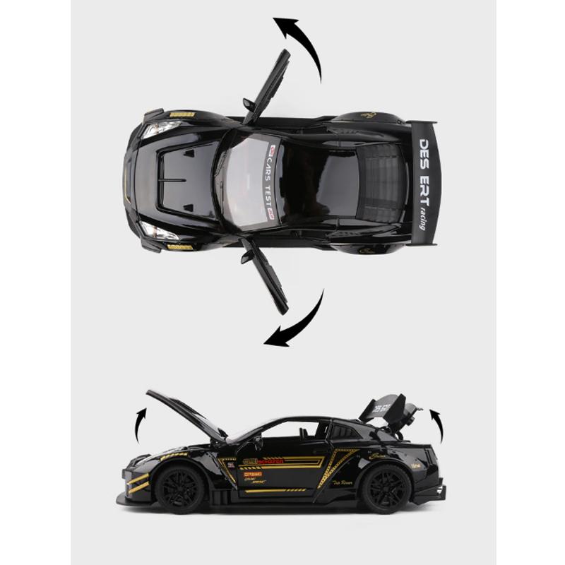 日産 スカイライン Ares GTR R35 1/24 ミニカー 全3色 ライト