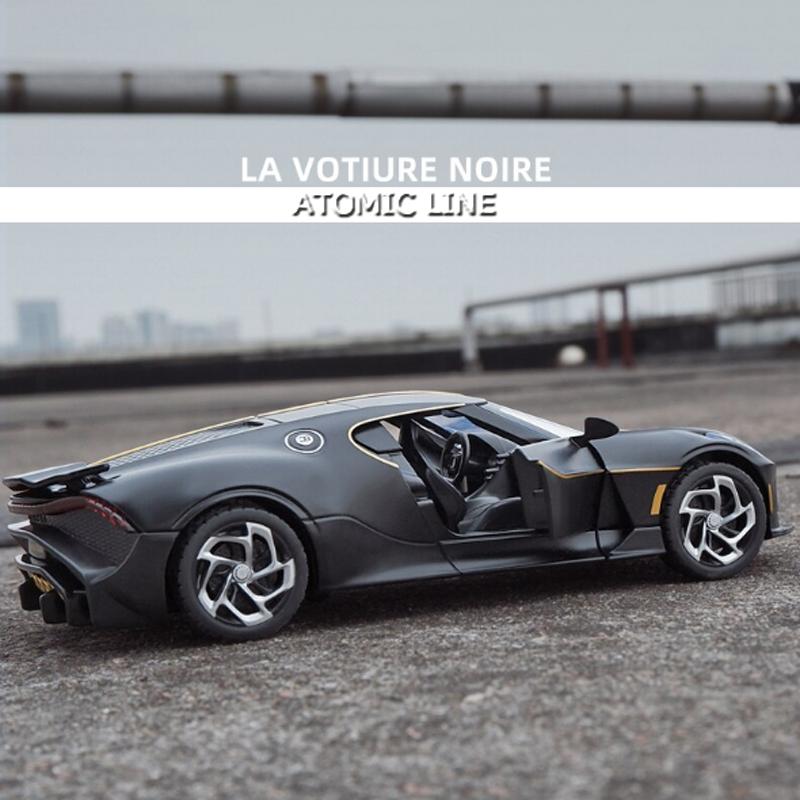 BUGATTI ラ・ヴォワチュール・ノワール 1/24 ミニカー 全4色 ライト