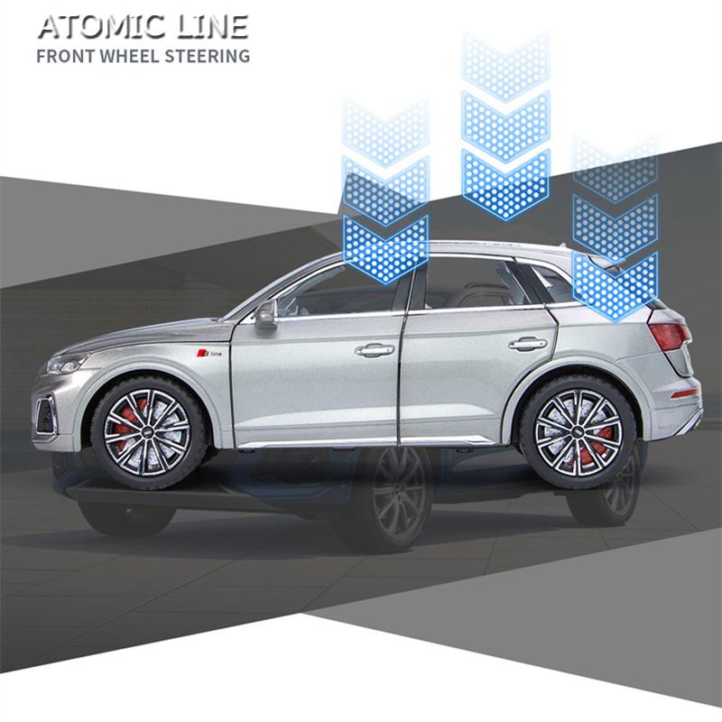 アウディQ5 1/24 ミニカー 1:24 Welly Audi Q5 Diecast Model Car New in Box White Black