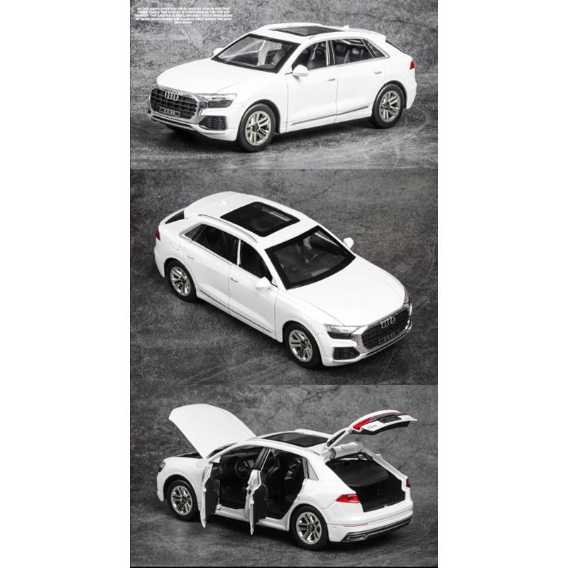 1/18 アウディ 合金ミニカー ライト音付 リモコンキー有 AUDI アウディ A6 1/32 ミニカー 全3色 ライト点灯 エンジン