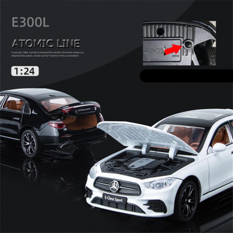 ラジコンカーエンジン Mercedes-Benz　Eクラス メルセデス ベンツ Eクラス 1/24 ミニカー 全3色 ライト点灯