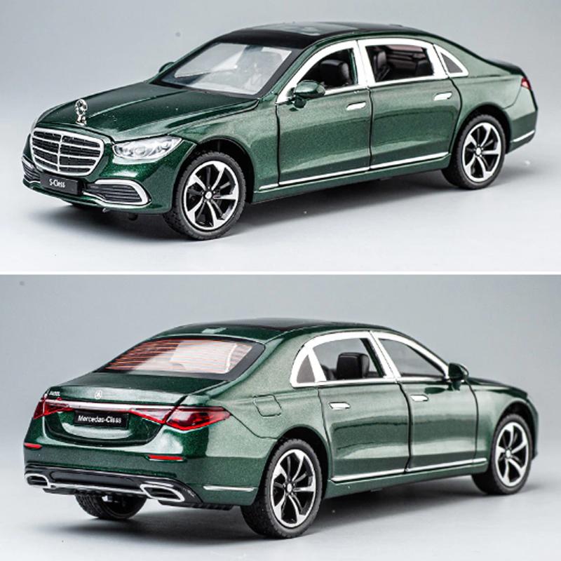 メルセデス ベンツ Sクラス 1/24 ミニカー 全3色 ライト点灯 メルセデス ベンツ Sクラス 1/24 ミニカー 全3色 ライト点灯