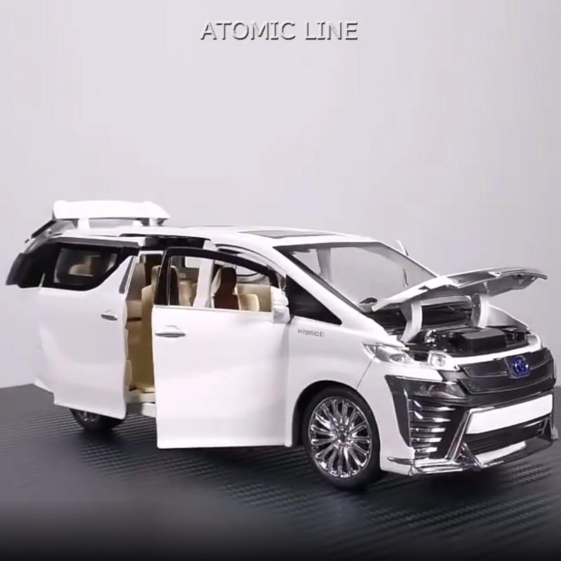 ヴェルファイア ミニカー TOYOTA ヴェルファイア 1/24 ミニカー 全2色 ライト点灯