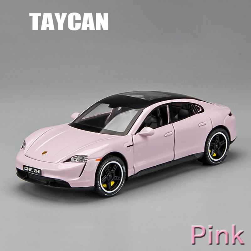 PORSCHE DESIGN ポルシェ タイカン 1/32 ミニカー 全4色 ライト