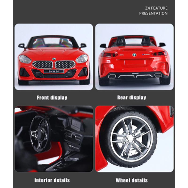 BMW Z4 M40i ミニカー 1/32 全3色 ライト点灯 エンジンサウンド 合金モデル 模型 ジオラマ｜atomic-line｜12