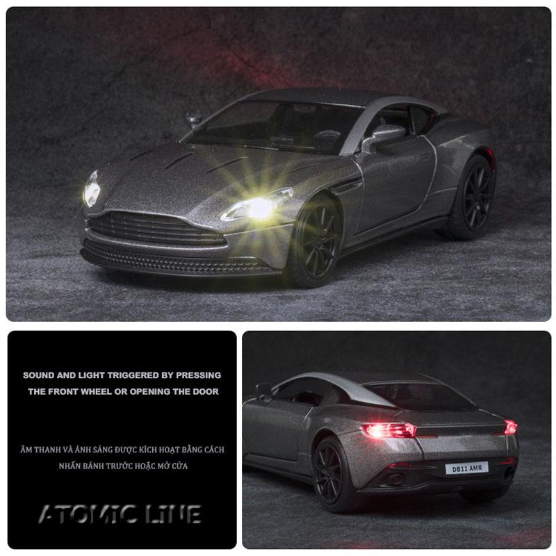 アストンマーティン DB11 AMR ミニカー 1/32 全4色 ライト点灯