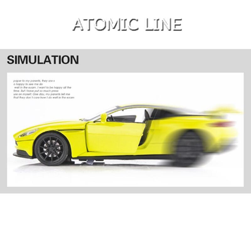 アストンマーティン DB11 AMR ミニカー 1/32 全4色 ライト点灯