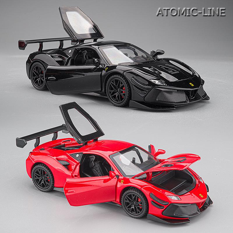 Ferrari フェラーリ 488 1/32 ミニカー 全3色 ライト点灯