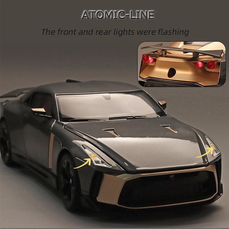 日産 NISSAN GTR-50 1/18 ミニカー 全4色 ライト点灯 エンジン