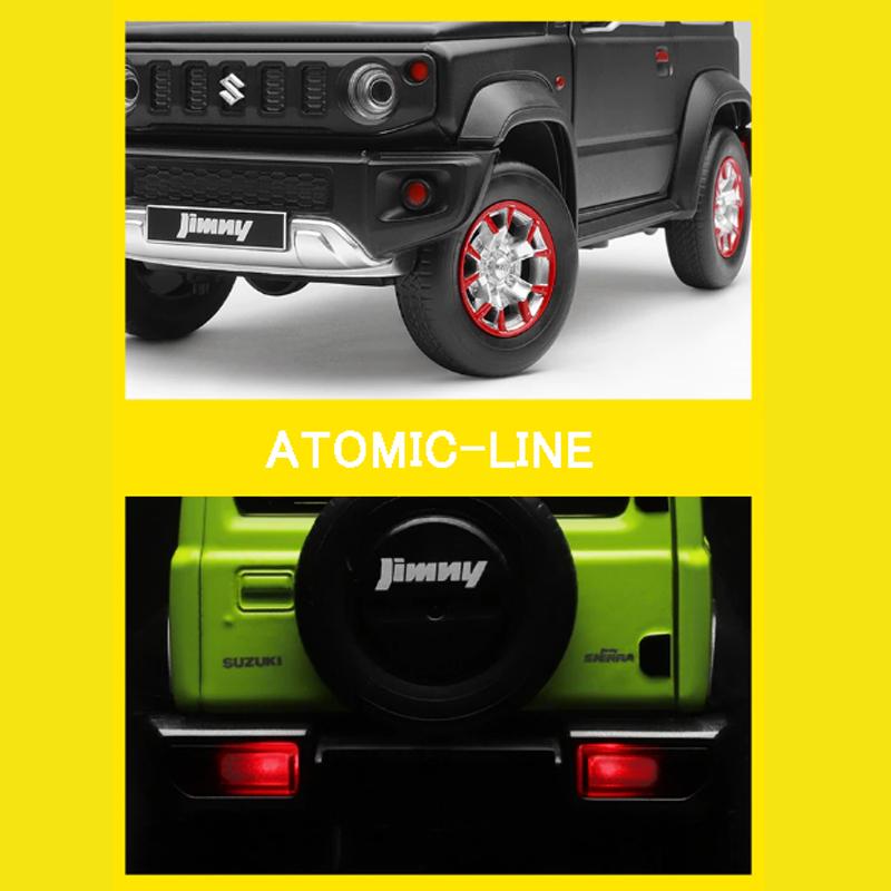 SUZUKI ジムニー シエラ 1/18 ミニカー 全2色 ライト点滅 合金