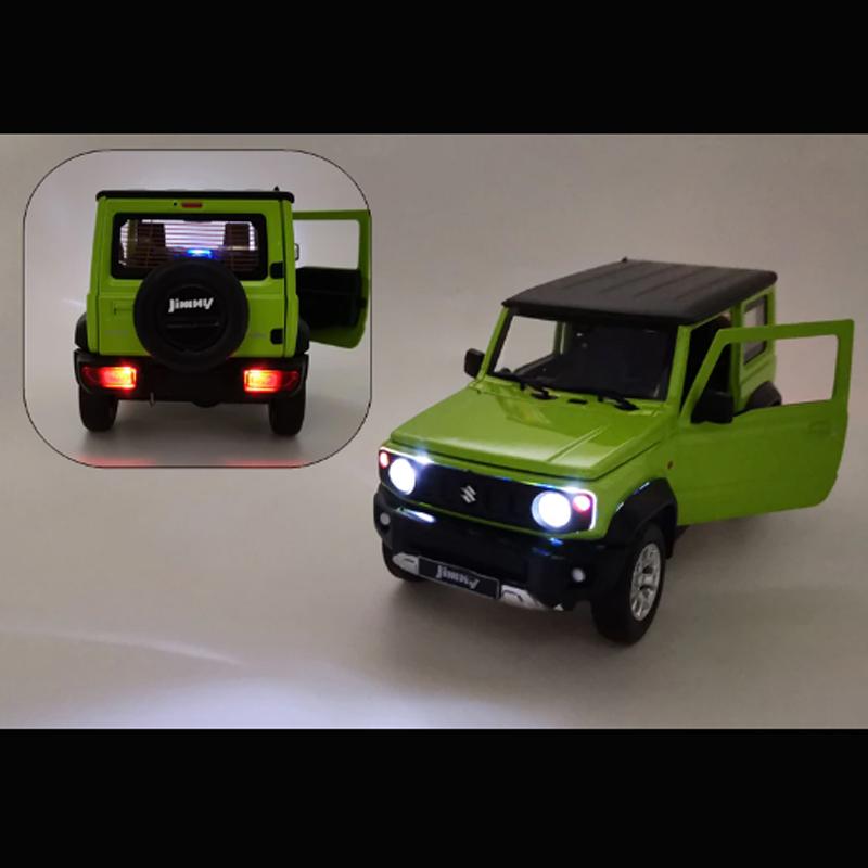 SUZUKI ジムニー シエラ 1/18 ミニカー 全2色 ライト点滅 合金