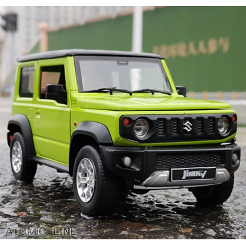 SUZUKI ジムニー シエラ 1/18 ミニカー 全2色 ライト点滅 合金