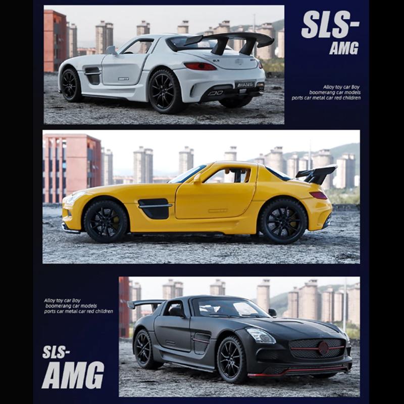 メルセデスAMG メルセデスベンツ SLS AMG 1/32 ミニカー 全4色 ライト