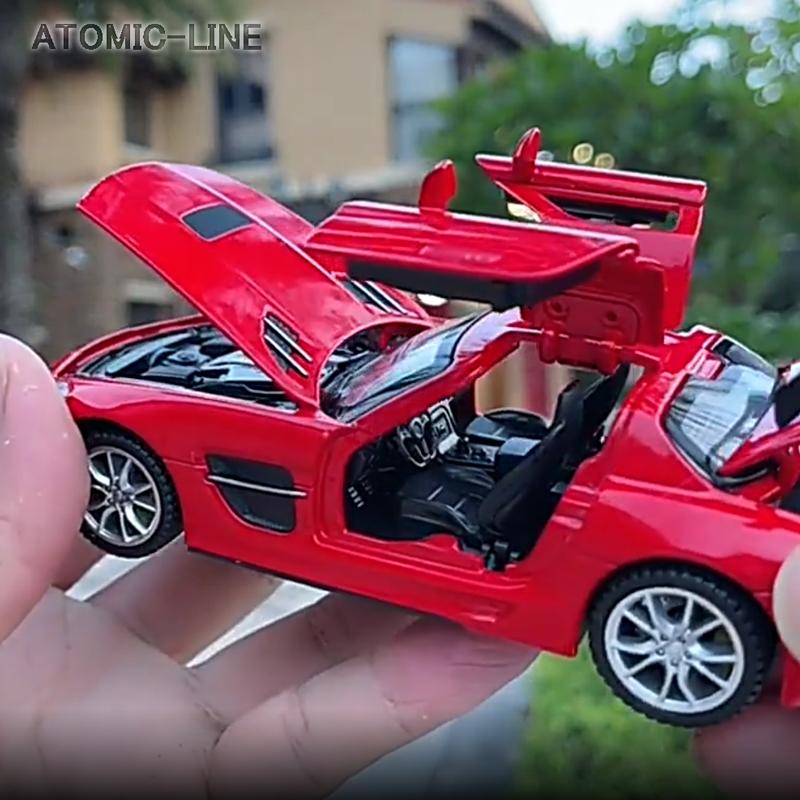 ミニカー Mercedes-Benz SLS AMG Roadster Amazon.com: KiNSMART - Mercedes-Benz SLS AMG 1:36 Scale 5