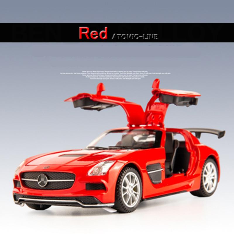 メルセデスAMG メルセデスベンツ SLS AMG 1/32 ミニカー 全4色 ライト