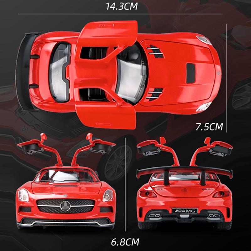 メルセデスAMG メルセデスベンツ SLS AMG 1/32 ミニカー 全4色 ライト