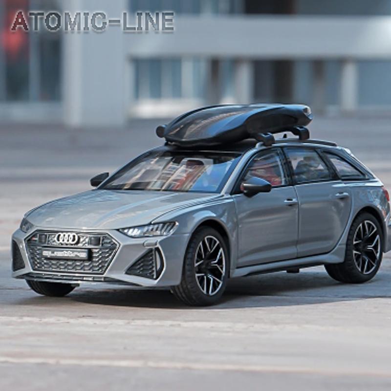 アウディ RS6 Avant 1/24 ミニカー 全4色 ライト点灯 エンジンサウンド 合金モデル 模型 ジオラマ｜atomic-line｜20