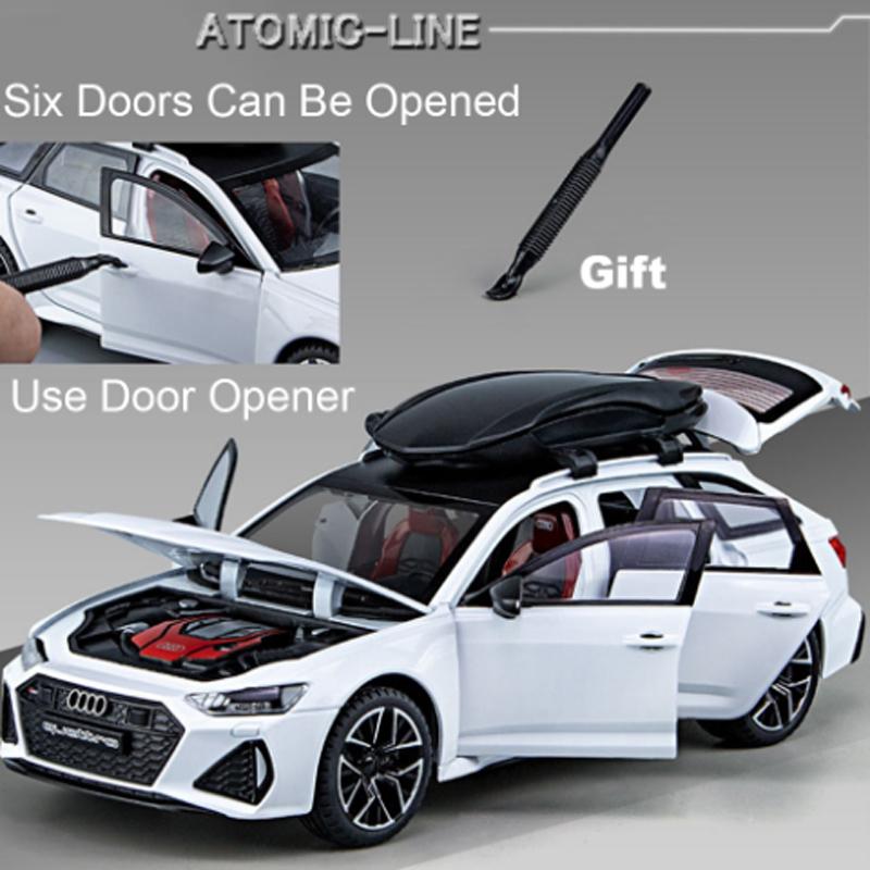 しょーくん アウディ RS6 1/24 御依頼 アウディ RS6 Avant 1/24 ミニカー 全4色 ライト点灯 エンジン