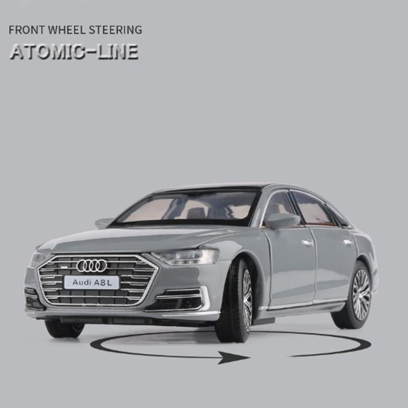 アウディ A8 1/32 ミニカー 全3色 ライト点灯 エンジンサウンド